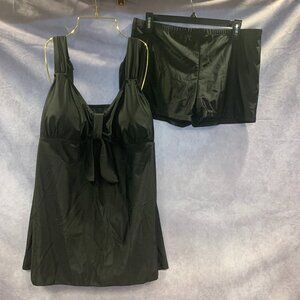 DANIFY Women Tankini Swimdress Tummy Control with Boy Shorts NWOT